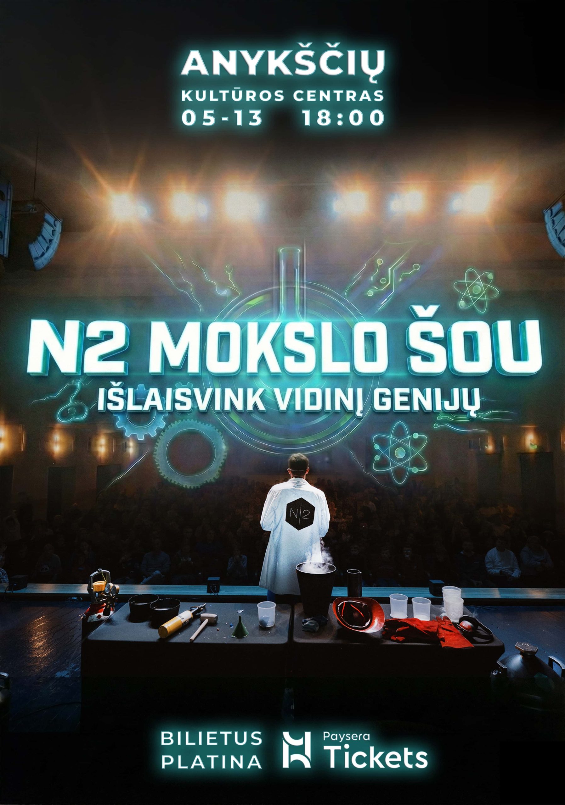 N2 MOKSLO ŠOU ANYKŠČIUOSE