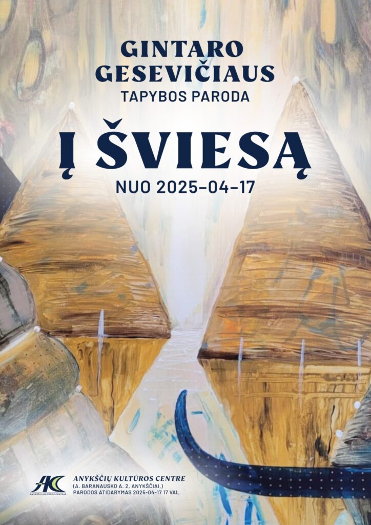 Gintaro Gesevičiaus tapybos darbų paroda „Į šviesą“