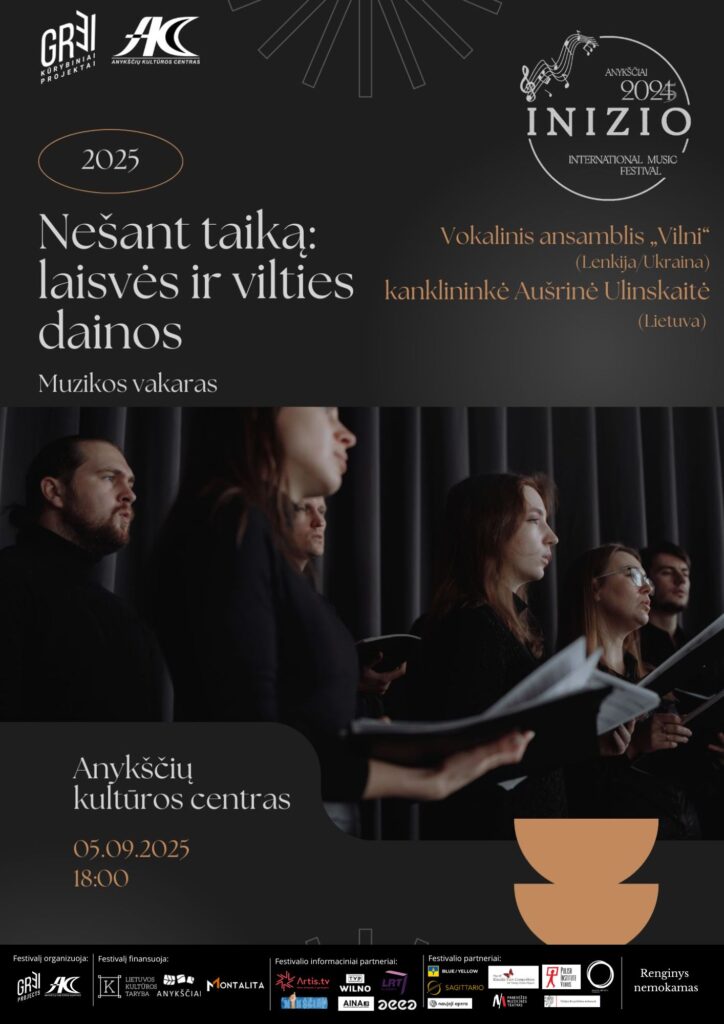 Tarptautinis muzikos festivalis „Inizio“ / Nešant taiką: laisvės ir vilties keliu