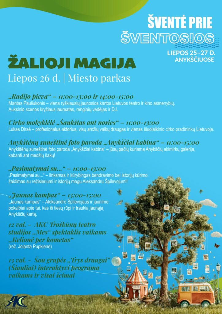 Žalioji magija miesto parke