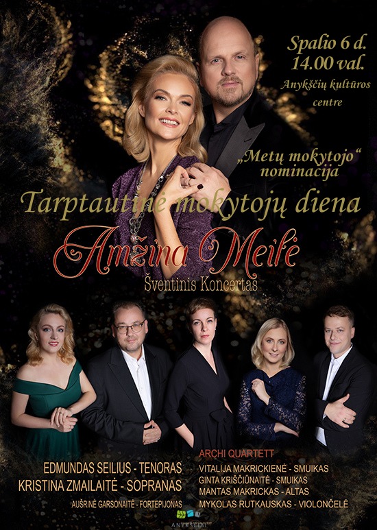 Tarptautinė mokytojų diena ir Metų mokytojo nominacijos įteikimas