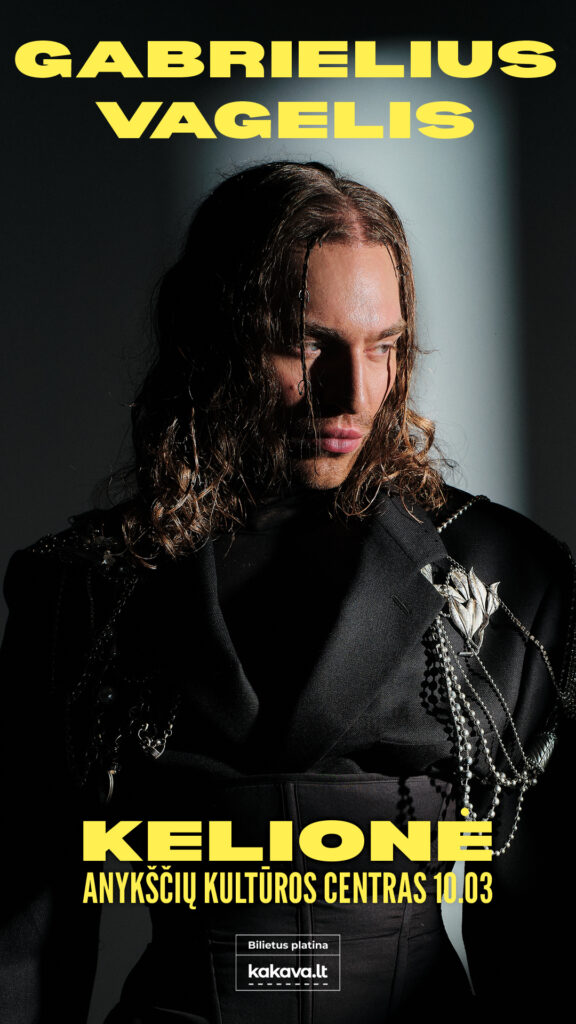 Atlikėjo Gabrieliaus Vagelio koncertas ,,Kelionė”