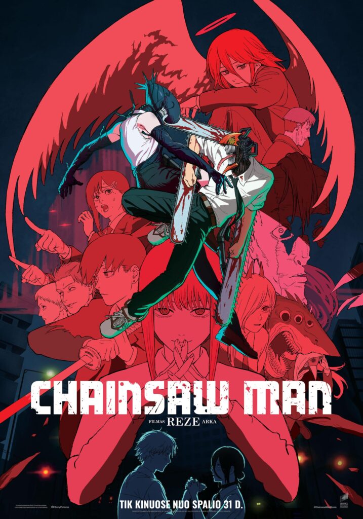 Kino filmas „Chainsaw Man filmas: Reze arka”