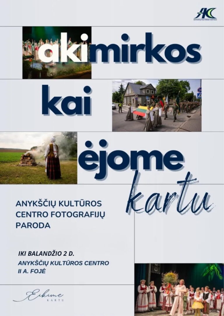 Paroda „Akimirkos, kai ėjome kartu“