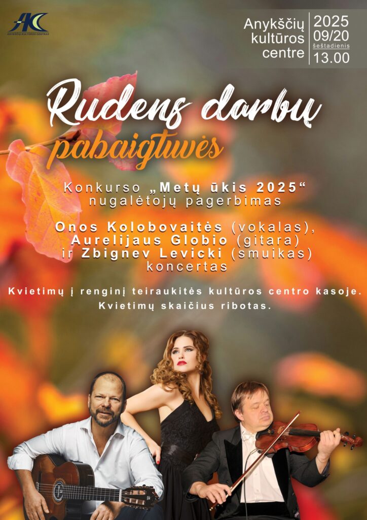 Koncertas ,,Rudens darbų pabaigtuvės”